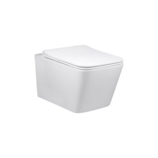 Унитаз подвесной Vincea Q-Line VT1-12MW белый безободковый ультратонкое soft-close сиденье